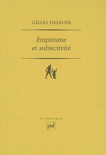 Empirisme et subjectivité: Essai sur la nature humaine selon Hume (Epimethée)