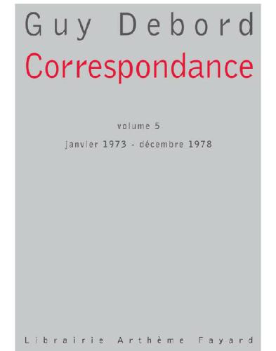 Correspondance vol.5
