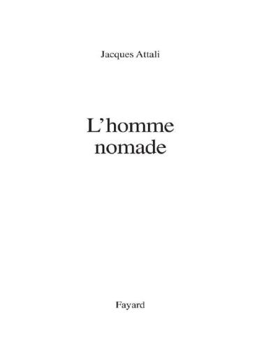 L'homme nomade (Documents)
