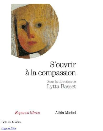 S'ouvrir à la compassion