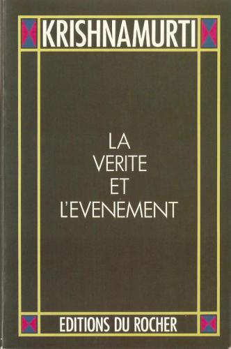 La vérité et l’événement