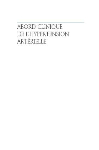 Abord Clinique De L’Hypertension Artérielle