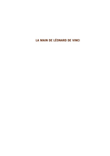 La Main De Léonard De Vinci