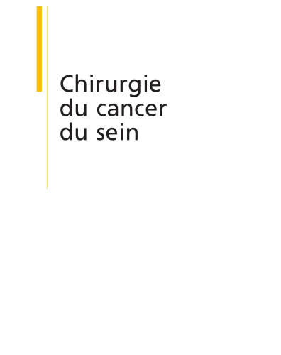 Chirurgie du sein