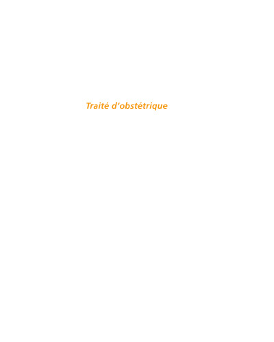 Traité d'obstétrique