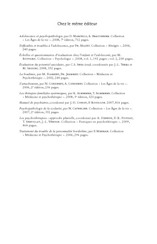 Anorexie et boulimie: approche dialectique