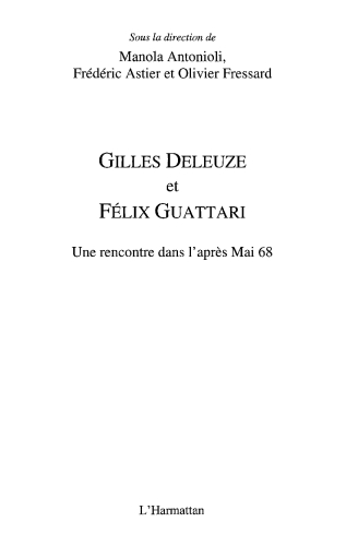 Gilles Deleuze et Flix Guattari