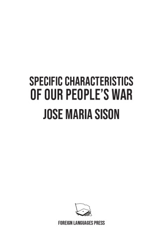 Specific Characteristics of Our People's War