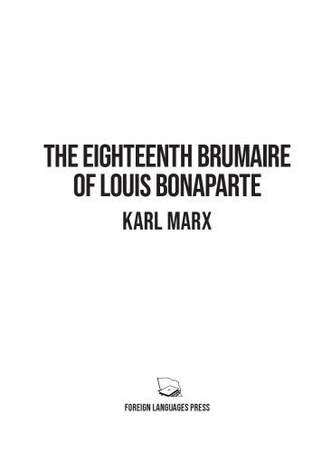The Eighteenth Brumaire of Louis Bonaparte