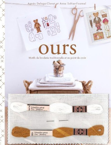 Ours : broderie traditionnelle et au point de croix