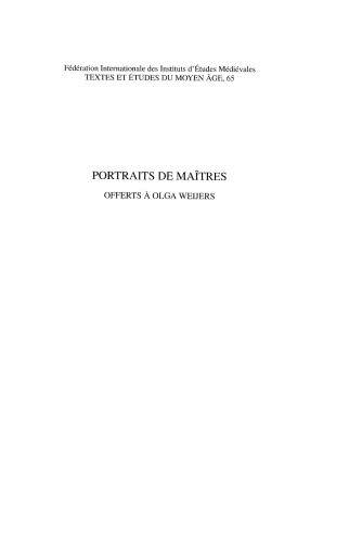 Portraits de maîtres offerts à Olga Weijers