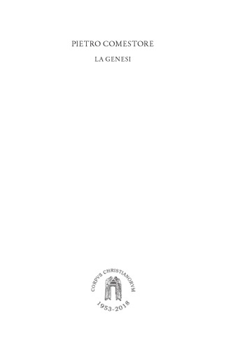Pietro Comestore: La Genesi