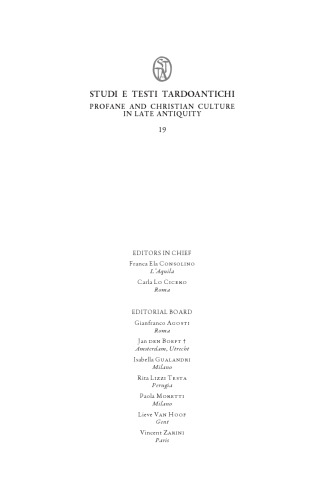Studies in Theodore Anagnostes (Studi E Testi Tardoantichi: Profane and Christian Culture in Late Antiquity, 19) (English, French and German Edition)
