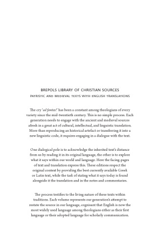 Richard of Saint-Victor, On the Trinity: Prologue and Six Books