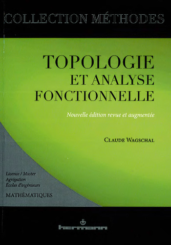Topologie et analyse fonctionnelle