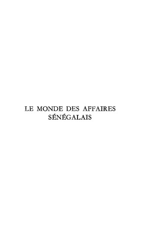 Le monde des affaires sénégalais