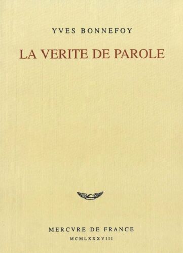 La vérité de parole