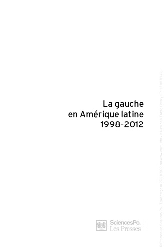 La gauche en Amérique latine, 1998-2012