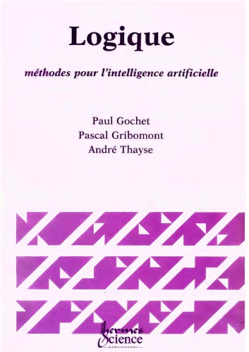Logique Vol. 3, Méthodes pour l'intelligence artificielle