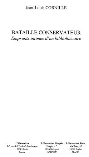 Bataille conservateur