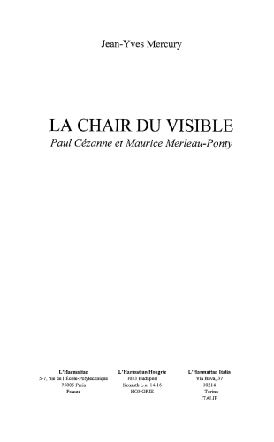 La Chair du visible