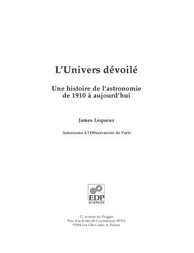 L'univers dévoilé
