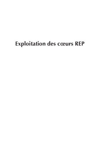 Exploitation des coeurs REP