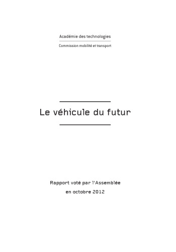 Le véhicule du futur