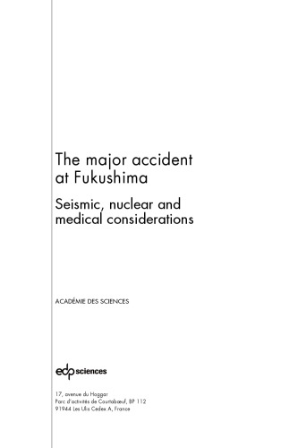 The major accident at Fukushima