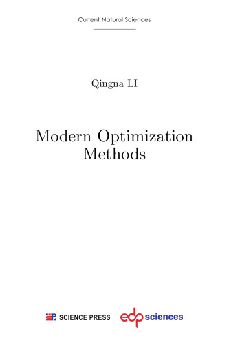 Modern Optimization Methods