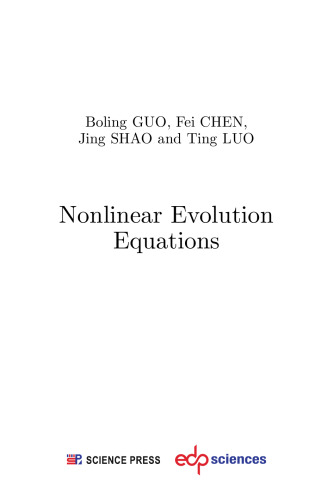 Nonlinear Evolution Equations