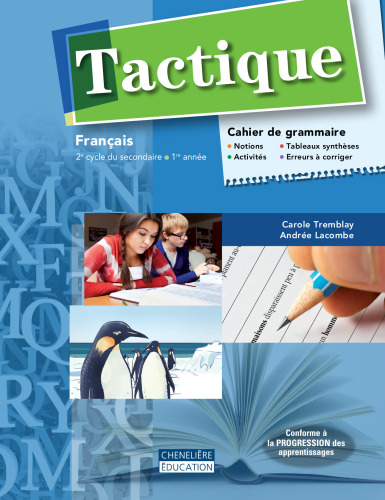 Tactique : français, 2e cycle du secondaire 1 re année