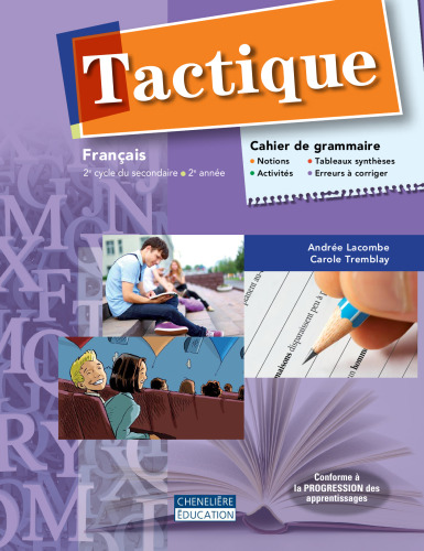 Tactique : français, 2e cycle du secondaire 2e année