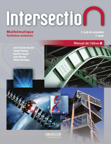 Intersection : mathématique, 2e cycle du secondaire, 2e année