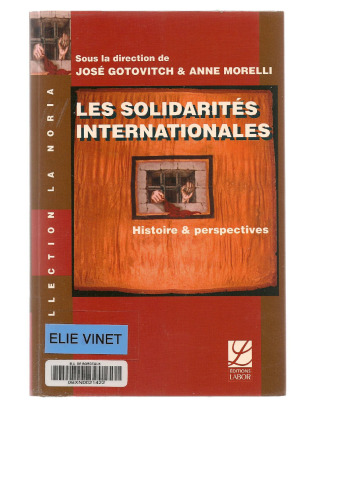 Les solidarités internationales : histoire et perspectives