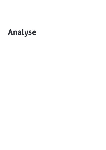 Analyse 1