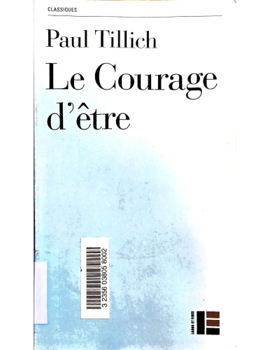 Le courage d'être