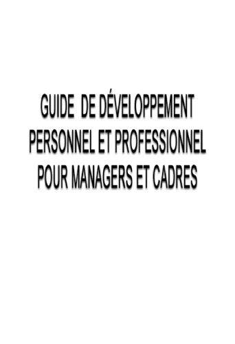 Guide de développement personnel et professionnel pour managers et cadres