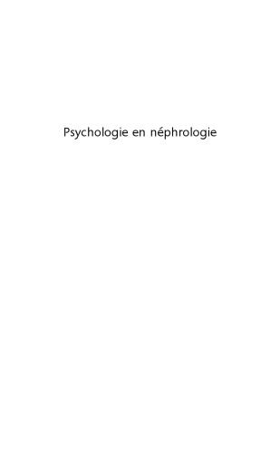 Psychologie en néphrologie