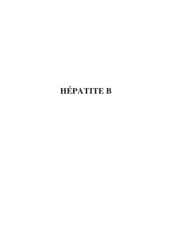 Hépatite B