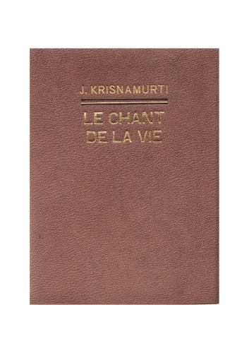 Le chant de la vie
