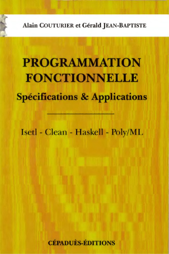 Programmation fonctionnelle: spécifications & applications