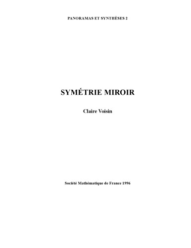 Symétrie miroir