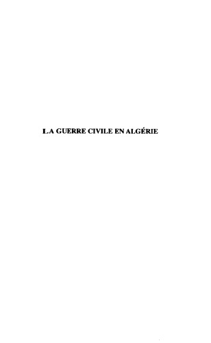 La guerre civile en Algérie, 1990-1998