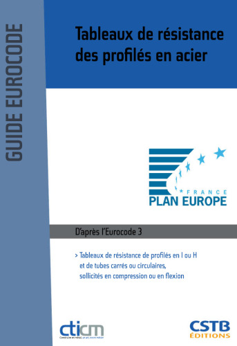 Tableaux de résistance des profilés en acier