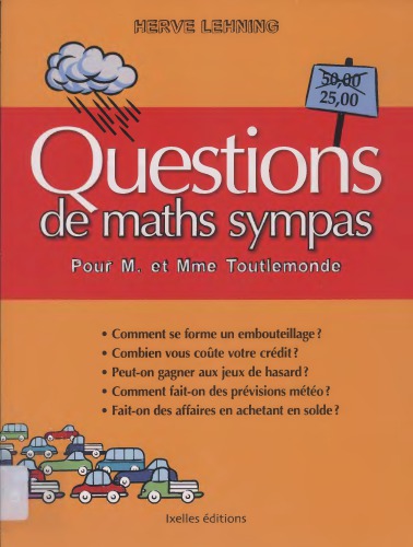 Questions de maths sympas pour M. et Mme Toutlemonde