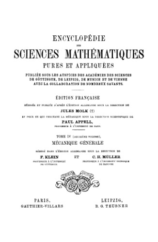 Collectif Encyclopedie des sciences mathematiques