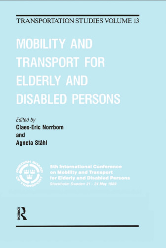 Mobility and Transport for Elderly and Disabled Persons