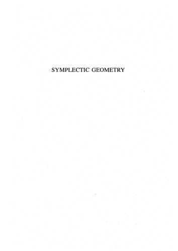 Symplectic Geometry