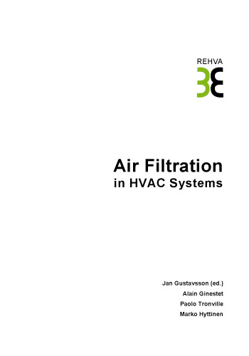 REHVA Guidebook No. 11 - Air Filtration in HVAC Systems